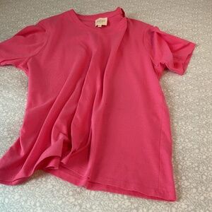 Sezane Pink Tee Shirt (Conrad?) XXL